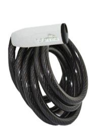 Lock Cable , 8mm x 1500mm, key lock, LUMA No1 lock brand in Spain (No Mounting Bracket)