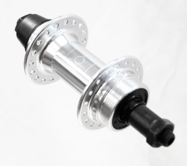 Hub, Alloy, Screw On MultiSpeed Q/R Silver 36H (135mm OLD)