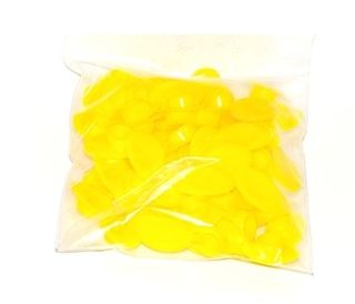 Veloplug for 9mm hole bag of 72 (yellow)