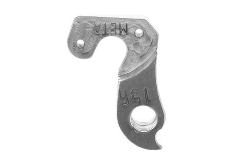 META CNC DERAILLEUR HANGER  - Model 156, Material 6061 T651 Aviation Aluminium, CNC Machined, Silver, BMC