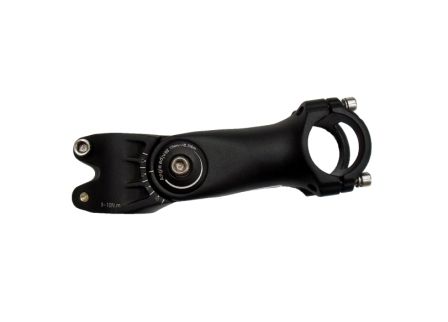 Adjustable Ahead Stem  --  110mm Ext, -20 to 60 Degree, 28.6mm Dia., 31.8mm BB, Black