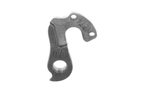 META CNC DERAILLEUR HANGER  - Model 170, Material 6061 T651 Aviation Aluminium, CNC Machined, Silver, BH, FLUID