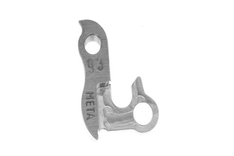 META CNC DERAILLEUR HANGER  - Model 93, Material 6061 T651 Aviation Aluminium, CNC Machined, Silver, Norco, Fuji, Ironhorse, Corratec