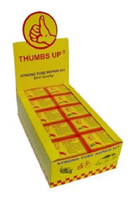 PUNCTURE REPAIR KIT - BULK  Thumbs Up Display Box 50 (7 patches, glue)