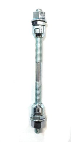 AXLE - Front, 5/16" x 140mm, With Cone & Nut (ex Classic stock)