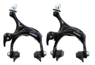 Brake Set, Caliper, 39-49mm Drop, w/QR, dual pivot, BLACK (Front & Rear)