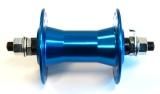 HUB  Front, Nutted, BMX alloy axle 3/8 BLUE 36Hole 100mm OLD