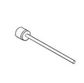 Gear Cable, File box qty 100, Die drawn , stainless SLICK, 1.1mm , 4mm x 4mm nipple , MTB and road, 2275mm
