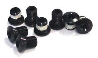 Chainring Bolt Kits, SHIMANO MTB SCREW FOR STRONGLIGHT RINGS COMP. XTR M980 2x10 (4 ARMS) STEEL SILVER