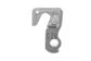 META CNC DERAILLEUR HANGER  - Model 123, Material 6061 T651 Aviation Aluminium, CNC Machined, Silver, MERIDA