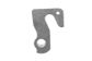 META CNC DERAILLEUR HANGER  - Model 123, Material 6061 T651 Aviation Aluminium, CNC Machined, Silver, MERIDA