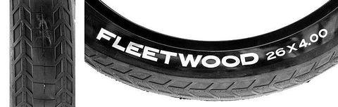 TYRE  26 x 4.0 Duro, Fleetwood, Fat Bike Slick Tread, wire bead, Black