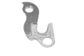 META CNC DERAILLEUR HANGER  - Model 7, Material 6061 T651 Aviation Aluminium, CNC Machined, Silver, Gary Fisher, Klein, TREK, etc