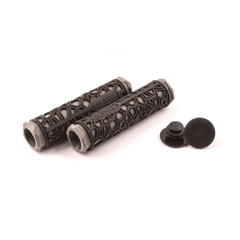 GRIPS, Clarks, Rubber, Double Density,  Black / Grey, 130mm length,  w/plugs