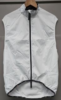 WIND VEST - FUNKIER PINARELLO Mens Pro Wind Vest, 100% Polyester, WHITE, MEDIUM