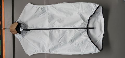 WIND VEST - FUNKIER PINARELLO Mens Pro Wind Vest, 100% Polyester, WHITE, MEDIUM
