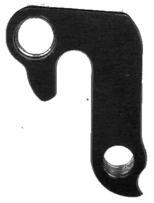 META CNC DERAILLEUR HANGER  - BLACK, Model 9, Material 6061 T651 Aviation Aluminium, CNC Machined,  GIANT