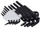 Set of 8 wrenches with Torx profile in plastic clip (T9,T10,T15,T20,T25,T27,T30,T40) - 220/7TXPH  613089 Professional Bicycle tool, quality guaranteed