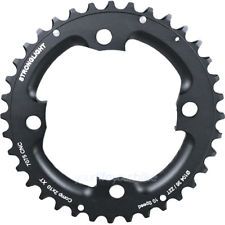 CHAINRING - MTB "STRONGLIGHT", 36T, 7075 CNC Black  Shimano M785 - 104mm BCD, 4 Hole for 10 Spd