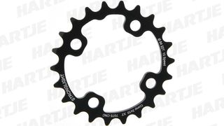 CHAINRING - MTB "STRONGLIGHT", 22T, 7075 CNC Black  Shimano XT M785 - 64mm BCD, 4 Hole for 10 Spd