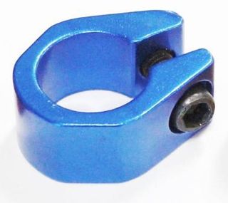 Seat clamp "Tuff Neck style" BLUE  -- (I.D. 25.4)