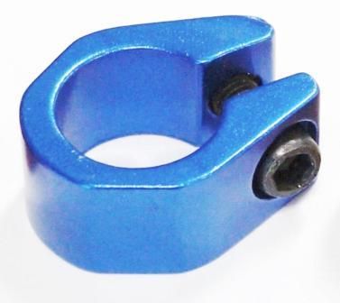 Seat clamp "Tuff Neck style" BLUE  -- (I.D. 25.4)