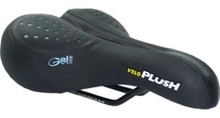 Saddle, Velo Plush, Gel Zone saddle, w/ cut-out. W155 L250