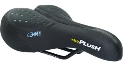 Saddle, Velo Plush, Gel Zone saddle, w/ cut-out. W155 L250