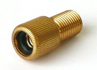 BRASS ADAPTOR  F/V to A/V, 20mm Long  (Sold Individually)  (for Bag of qty 10 see part 3638)