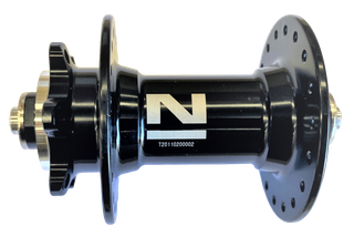 Hub, Front Novatec 32Hole Sealed Bearing 6 Bolt Disc Q/r Black Alloy Hub .old 100mm