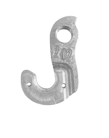 META CNC DERAILLEUR HANGER  - Model 202, Material 6061 T651 Aviation Aluminium, CNC Machined, Silver, TREK