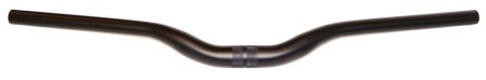 HANDLEBAR  31.8mm, 68cm Wide, 45mm Rise, 10 Deg Sweep, Butted Alloy, MTB  BLACK