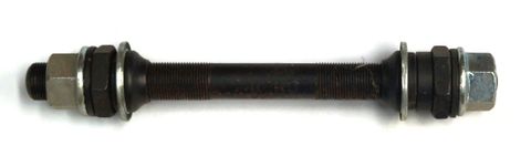 AXLE REAR 14mm x 170mm - Cro-Mo , use as front for Peg installation