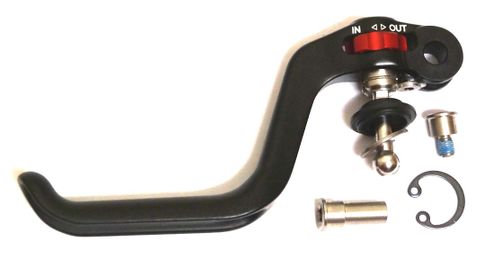 RX LEVER KIT W/ADJUSTER RED
