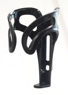 BIDON CAGE - Pro Series, Black, "tear drop" design, super light weight, tough polycarbonate construction.