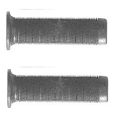 Mushroom Grip, kraton rubber, 16-20" Bikes, Blk 110mm, Quality VELO product