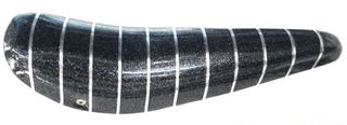 SADDLE  Banana,  for 20" High Riser, BLACK w/SPARKLES & Silver Stripe