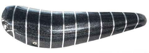SADDLE  Banana,  for 20" High Riser, BLACK w/SPARKLES & Silver Stripe