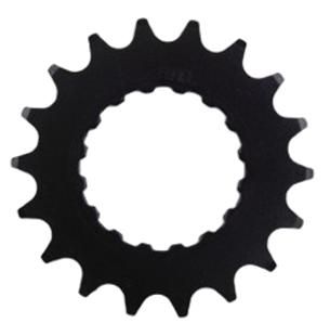 E-BIKE SPROCKET, COMP. BOSCH - 2nd GENERATION, STEEL, BLACK, 18T, a Quality STRONGLIGHT product, - 262560