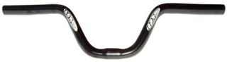 HANDLEBAR  25.4mm, 63cm Wide, 150mm Rise, Steel  BLACK