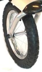 Replacement 12" FRONT Wheel for Bicycle Trailer/Jogger (9800), incls tyre/tube (w/bracket)