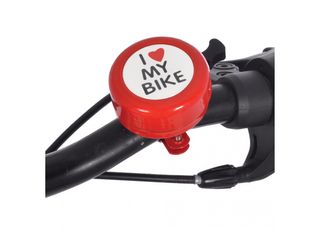 I Love My Bike Bell Red, fits 22.2mm diameter handlebar, Red - Oxford Product