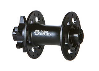 HUB "BEAR PAWLS" brand  - FRONT, 15mm T/A BOOST (110mm OLD), 6 Bolt Disc, 32H, Sealed Bearings, Black