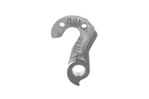 META CNC DERAILLEUR HANGER  - Model 180, Material 6061 T651 Aviation Aluminium, CNC Machined, Silver, Bianchi