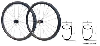 Wheelset CARBON 700c Novatec R3- CENTRE LOCK DISC (38mm Deep Clincher Rim F&R ). (Shim 11 speed Body) R: 142 x 12mm Thru. F: 100 x 12mm Thru