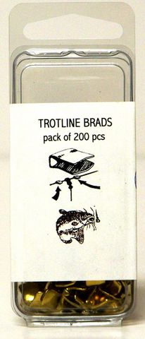 BRASS BRADS 200PK