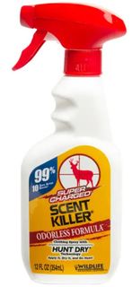 12 OZ SUPER CHARGED SCENT KILLER SPRAY- ODERLESS FORMULA