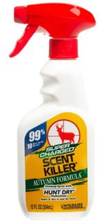 12 OZ SUPER CHARGED SCENT KILLER SPRAY- AUTUM FORMULA