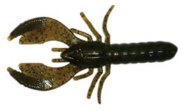 3.75" CRAW GREEN PUMP-VIOLET CREME LURE 6PK