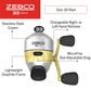 ZEBCO GOLD 33 SPINCAST REEL 10 LB 4:1:1